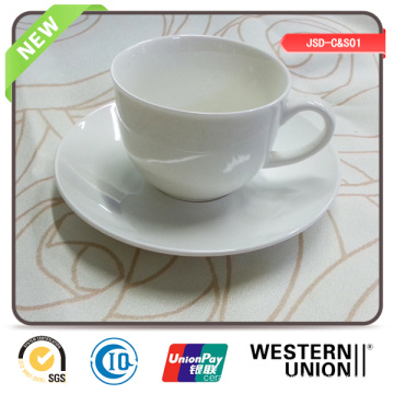 Plain Color New Bone Cup Saucer for Promotion